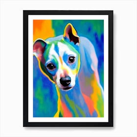 Italian Greyhound Fauvist Style Dog Art Print