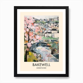Bakewell (Derbyshire) Painting 1 Travel Poster Art Print