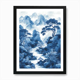 Fantastic Chinese Landscape 12 Art Print