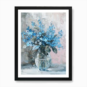 A World Of Flowers For Get Me Not 4 Painting Art Print