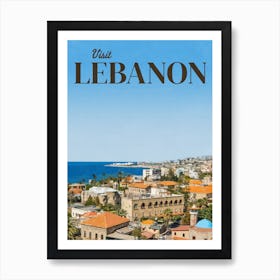 Visit Lebanon Art Print