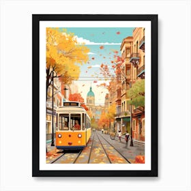 Buenos Aires In Autumn Fall Travel Art 1 Art Print