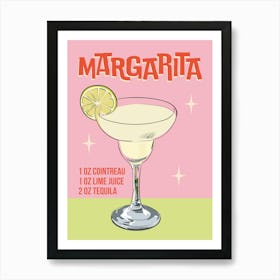 Margarita Cocktail Print Art Print