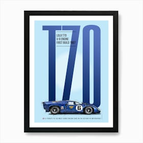 Lola T70 Tribute Art Print