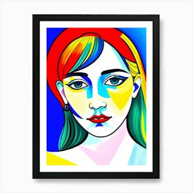 Portrait Of A Woman 10 Art Print