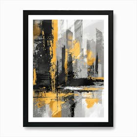 Abstract Cityscape 1 Art Print