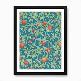 Pomegranate 2 Vintage Botanical Fruit Art Print