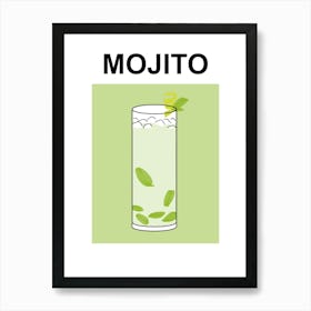 Mojito Cocktail  Art Print