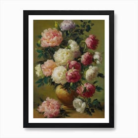 Peony Painting 1 Flower Art Print