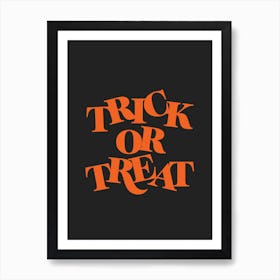 Trick or Treat 1 Art Print