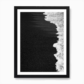 Waves Meet Beach Art Print