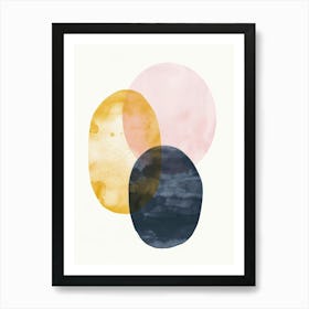 Abstract Circles Canvas Print 25 Art Print