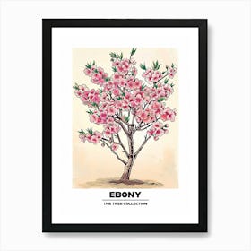 Ebony Tree Storybook Illustration 2 Poster Art Print