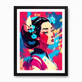 Geisha 92 Art Print