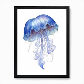 Portuguese Man Of War Jellyfish 5 Art Print
