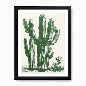 Cactus 8 Art Print