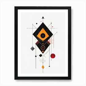 Abstract Geometric Painting 3 Art Print