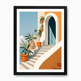 Santorini 1 Art Print