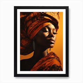 Portrait Of African Woman 23 Art Print