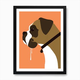 Boxer Dog Art Print