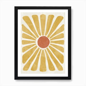 Golden Sun Art Print