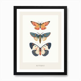 Colourful Insect Illustration Butterfly 13 Poster Art Print