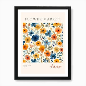 Flower Market art 12 Art Print