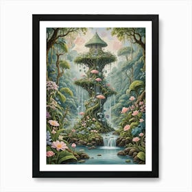 Fairy Tower House Art Print