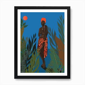 A Garden of Black self love Art Print