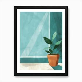 Plant In A Pot 29 Art Print