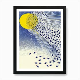 'Flying Fish' 1 Art Print