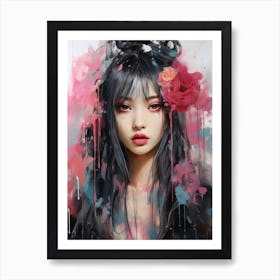 Asian Girl Art Print