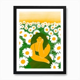 In Sunflower Art Print