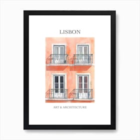 Lisbon Travel And Architecture Poster 4 Art Print