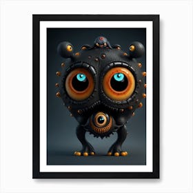 Monster Monster Monster Monster Monster Monster Monster Monster 4 Art Print