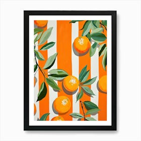 Kumquats Fruit Summer Illustration 2 Art Print