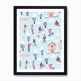 Winter Art Print