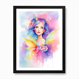 Watercolor Fairy Poster