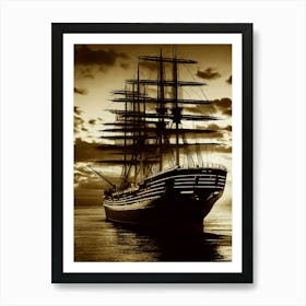 Schooner Art Print