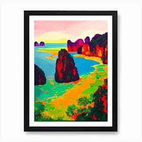 Ao Phang Nga National Park 1 Thailand Abstract Colourful Affiche