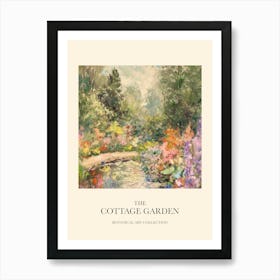 Cottage Garden Poster Fairy Pond 4 Art Print