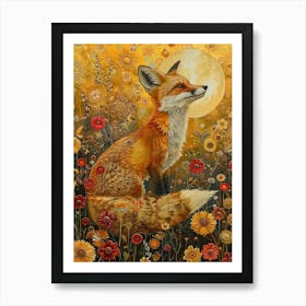 Red fox 1 Art Print