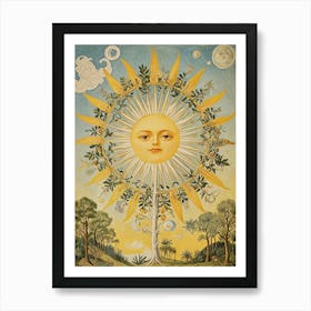 Sun Flower Art Print