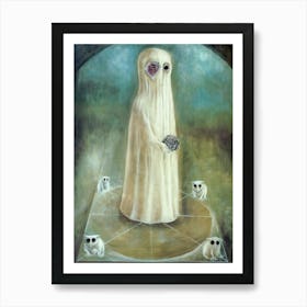 The Ancestor 1968 Oil on Canvas Surrealism Painting by Mexican Artist Leonora Carrington - HD Remastered Immaculate Art Print