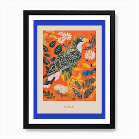 Spring Birds Poster Eagle 1 Art Print