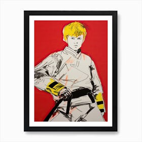 Taekwondo Pop Art 1 Art Print