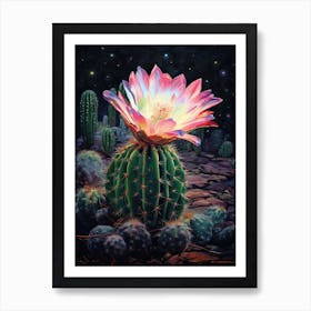 Queen Of The Night Cactus On A Window  1 Art Print