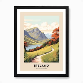 West Highland Way Ireland 3 Vintage Hiking Travel Poster Art Print