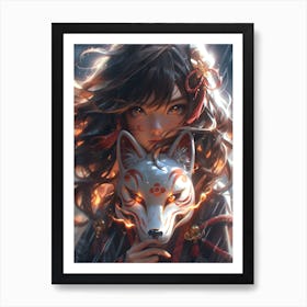 Asian Girl Art Print