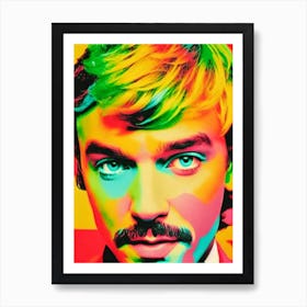 John Rhys Davies Colourful Pop Movies Art Movies Art Print